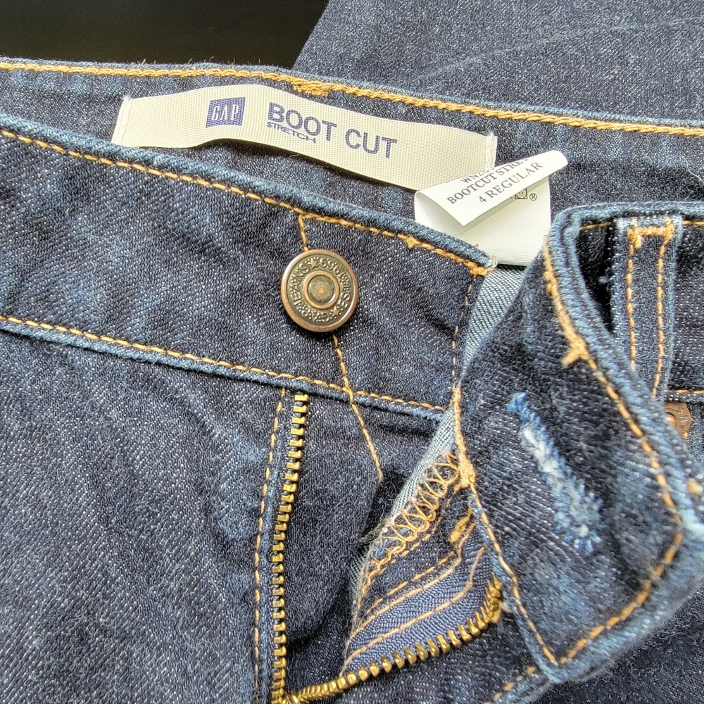 Gap Boot Cut Stretch Jeans 4R - Picture 4 of 5